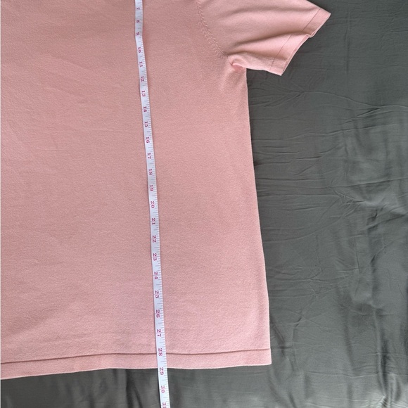Perry Ellis Light Pink Knit Shirt - Picture 4 of 6
